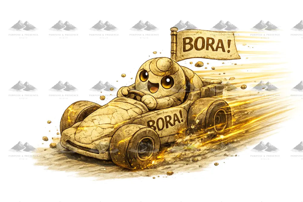 Adesivo - Cerâmica - BORA! Corrida Adesivo