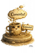 Adesivo - Cerâmica - Comenta - Purpose And Presence Digio