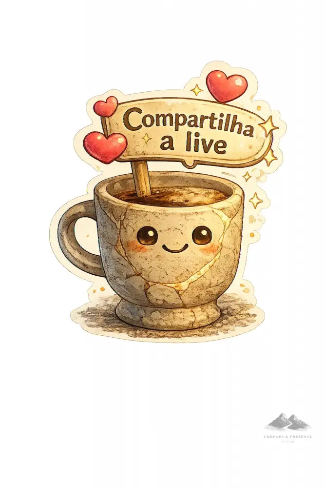 Adesivo - Cerâmica - Compartilha a Live Adesivo