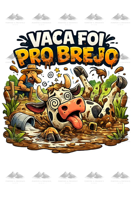 Adesivo - Expressão Brasileira - A Vaca Foi pro Brejo Adesivo