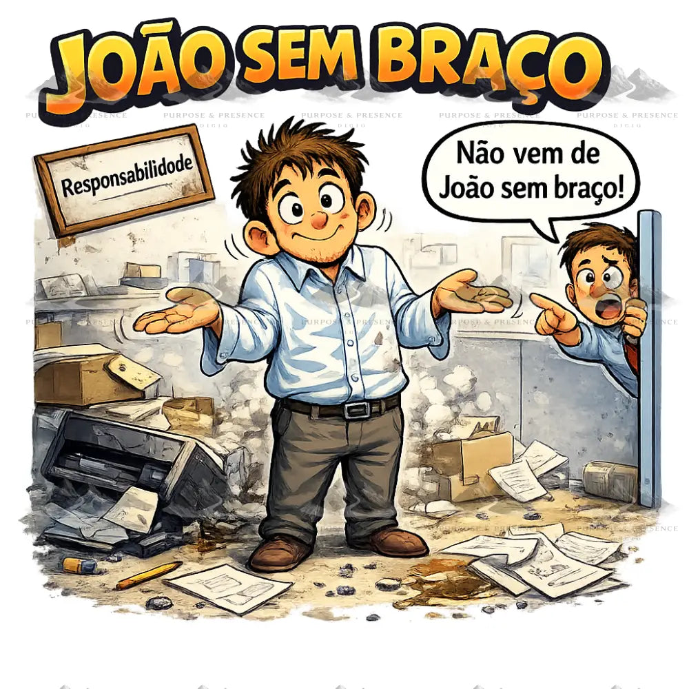 Adesivo - Expressão Brasileira - João sem Braço Adesivo