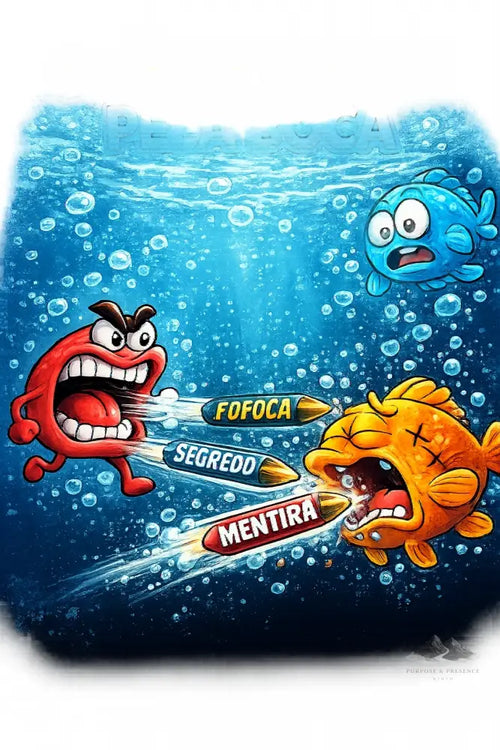 Adesivo - Expressão Brasileira - O Peixe Morre Pela Boca - Purpose And Presence Digio
