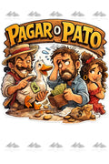 Adesivo - Expressão Brasileira - Pagar o Pato Adesivo