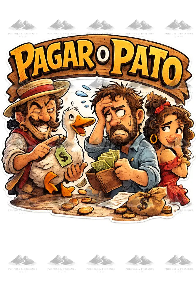 Adesivo - Expressão Brasileira - Pagar o Pato Adesivo