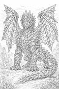 Amethryx — Shardscale Sovereign Coloring Page - Purpose And Presence Digio
