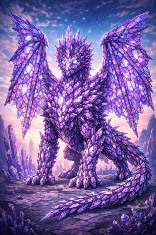 Amethryx — Shardscale Sovereign Digital Poster - Purpose And Presence Digio