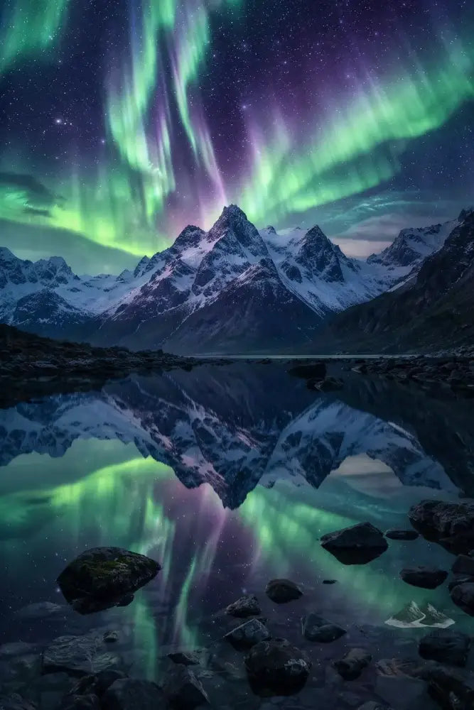 Aurora Over Silent Peaks/Aurora Sobre Picos Silenciosos/ - Purpose And Presence Digio