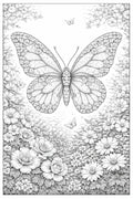Butterfly Botanimal — Coloring Page - Purpose And Presence Digio