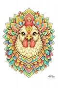 Chicken Mandimal — Digital Sticker - Purpose And Presence Digio