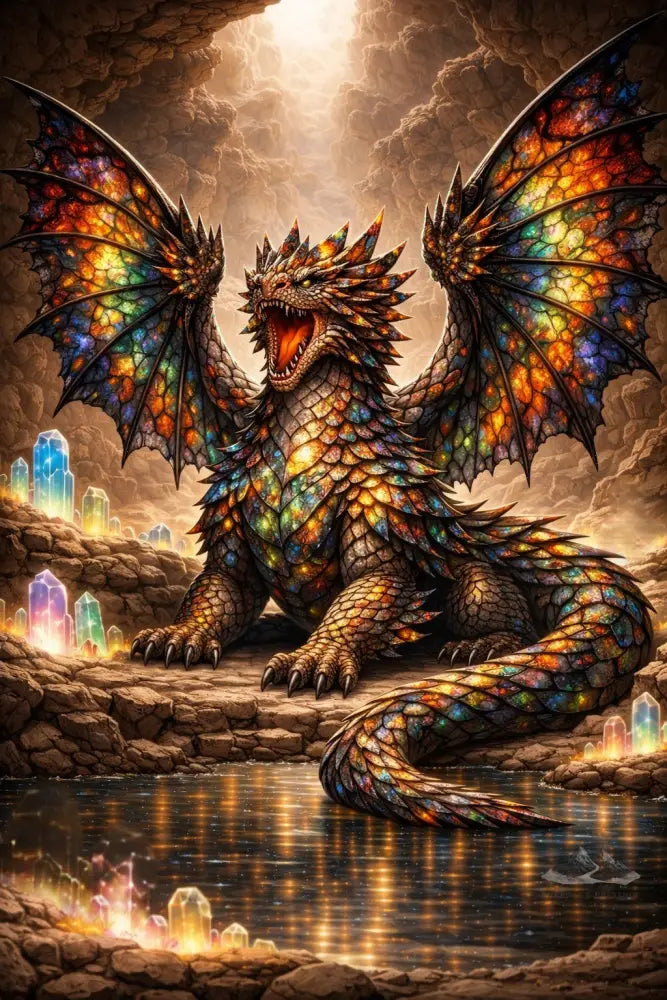 Chromalith — Shardscale Sovereign Digital Poster - Purpose And Presence Digio