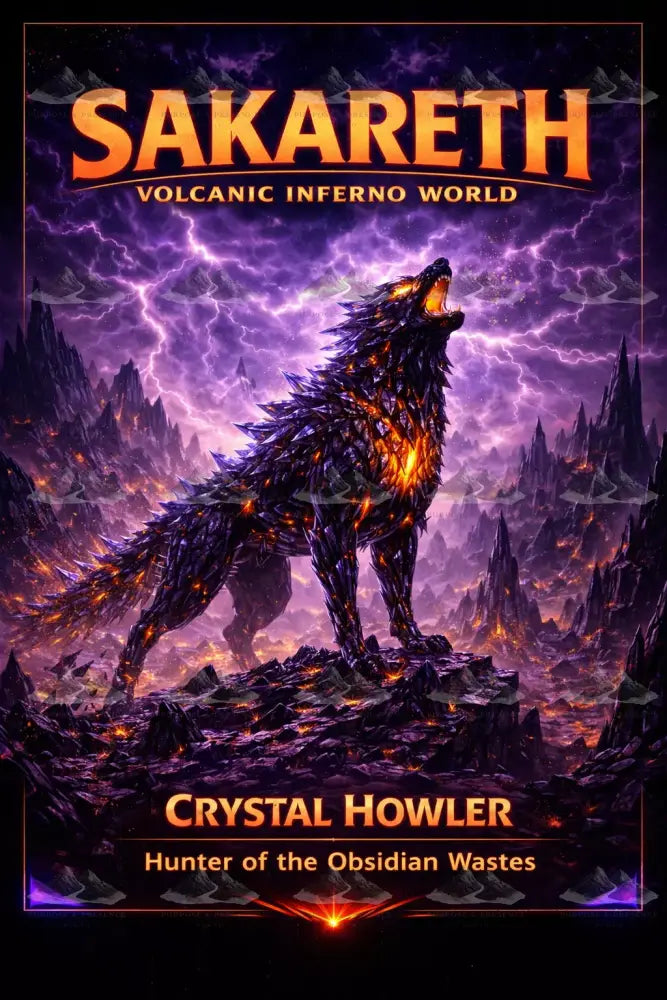 Crystal Howler Atlas of Elsewhere AOE Digital Artwork