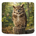 Daylight Owl Candid Creatures Sticker - Purpose And Presence Digio