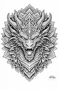 Dragon Mandimal 01 — Coloring Page - Purpose And Presence Digio