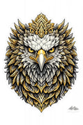 Eagle Mandimal — Digital Sticker - Purpose And Presence Digio