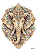 Elephant Mandimal — Digital Sticker - Purpose And Presence Digio