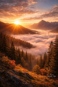 Golden Mountain Dawn/Amanhecer Dourado nas Montanhas/Amanecer Dorado en las Montañas - Purpose And Presence Digio