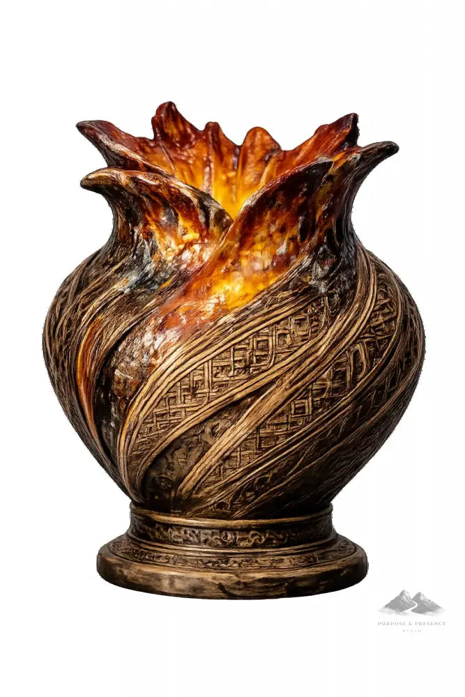 Inferno Bloom — Fusion Pottery | Cerâmica de Fusão - Purpose And Presence Digio