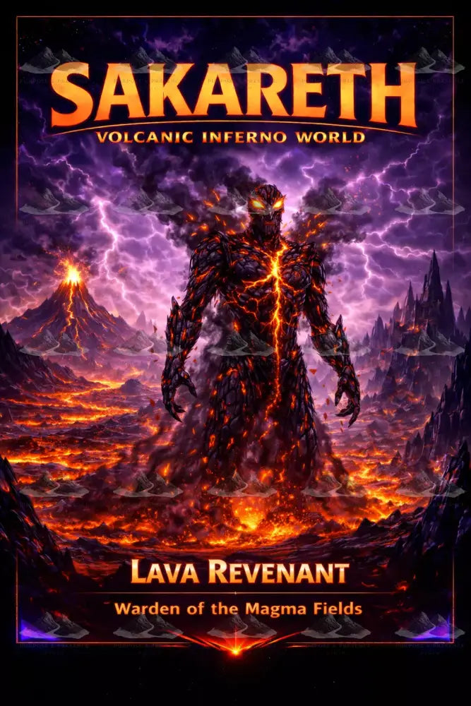 Lava Revenant Atlas of Elsewhere AOE Digital Artwork