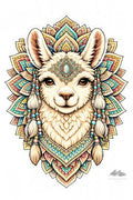 Llama Mandimal, Digital Sticker Digital Sticker