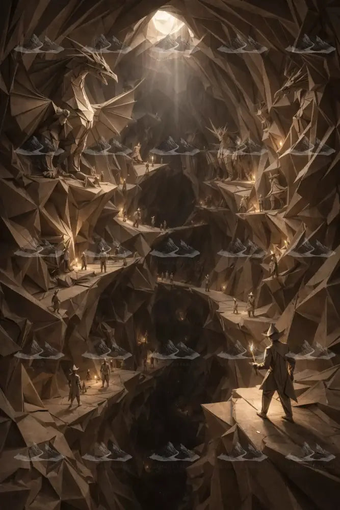 Origami Abyss Archive / Arquivo do Abismo de Origami / Archivo del Abismo de Origami Digital Artwork