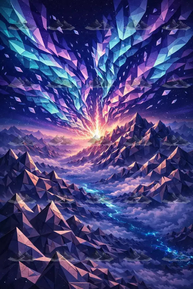 Origami Skyfall Genesis / Gênese da Queda Celestial de Origami / Génesis de la Caída Celestial de Origami Digital