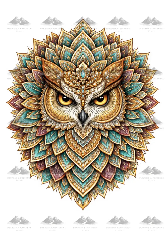 Owl Mandimal, Digital Sticker Digital Sticker