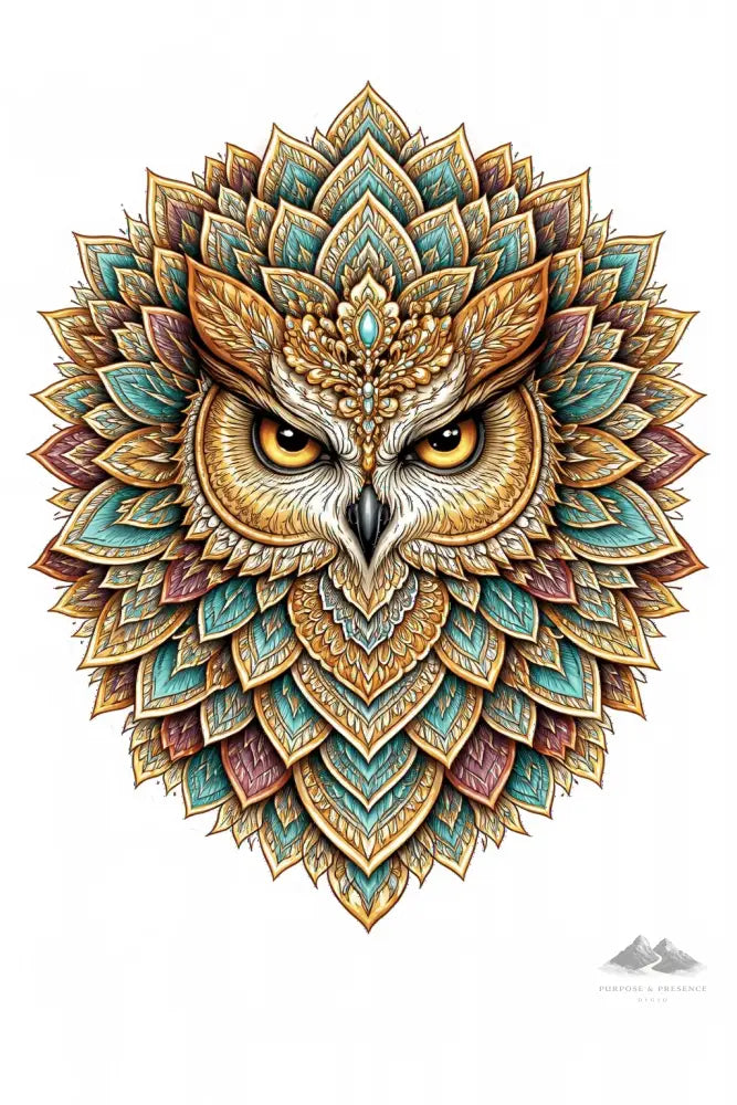 Owl Mandimal, Digital Sticker Digital Sticker