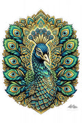 Peacock Mandimal, Digital Sticker Digital Sticker