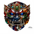 Prismatic Pharaoh Mask / Máscara Faraó Prismática / Máscara Faraón Prismática - Purpose And Presence Digio