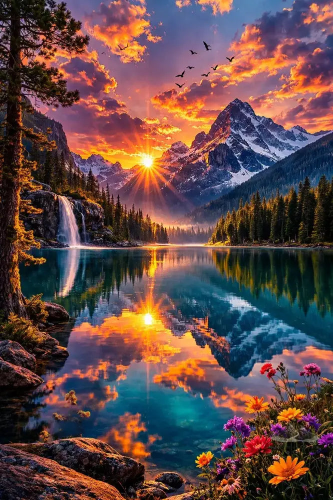 Reflections of the Summit / Reflexos do Cume / Reflejos de la Cumbre Digital Artwork