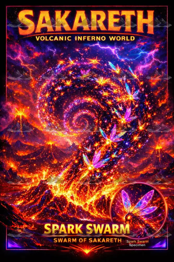 Spark Swarm Atlas of Elsewhere AOE Digital Artwork