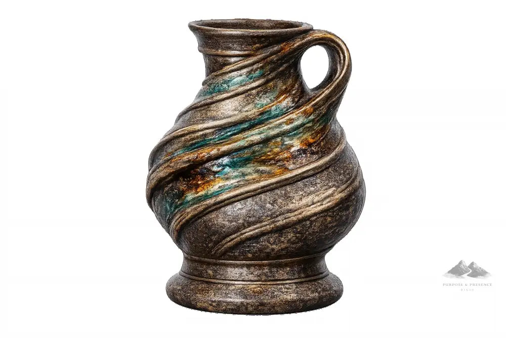 Spiral Current Vessel, Fusion Pottery | Cerâmica de Fusão Sticker