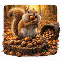 Squirrel Acorns Candid Creatures Sticker - Purpose And Presence Digio