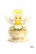 Stickers – Botanical - Angel Orchid Character - Purpose And Presence Digio