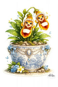 Stickers – Botanical - Chambermaids Flower Pair - Purpose And Presence Digio