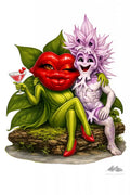 Stickers – Botanical - Hot Lips & Naked Man Orchid Duo - Purpose And Presence Digio