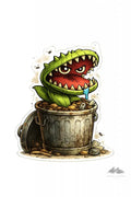 Stickers – Botanical - Hungry Venus Flytrap Character - Purpose And Presence Digio