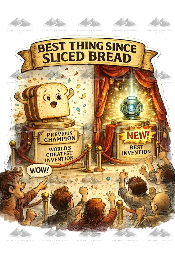 Stickers - Idiom - Best Thing Since Sliced Bread Sticker