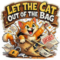 Stickers - Idiom - Let the Cat Out of the Bag - Purpose And Presence Digio