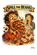 Stickers - Idiom - Spill the Beans - Purpose And Presence Digio