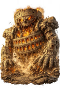 The Arena Titan World Monument Guardians Sticker - Purpose And Presence Digio