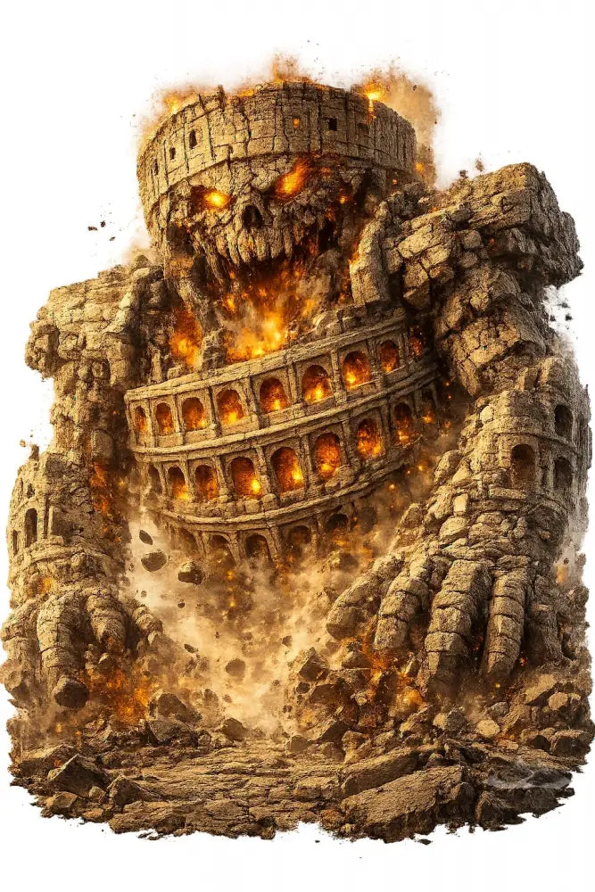 The Arena Titan World Monument Guardians Sticker Sticker