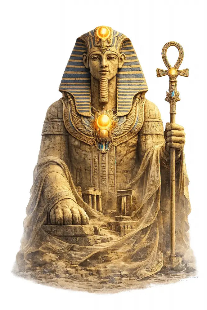 The Eternal Watcher - The Great Sphinx World Monument Guardians Sticker - Purpose And Presence Digio