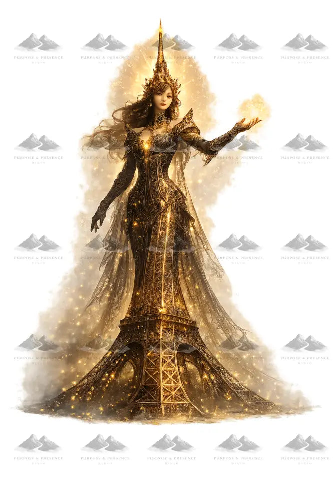 The Lady of Iron (Eiffel Tower) World Guardians Monument Sticker Sticker