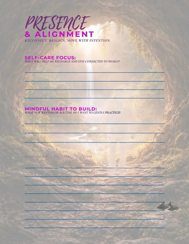 The Path to Clarity Journal - Purpose And Presence Digio