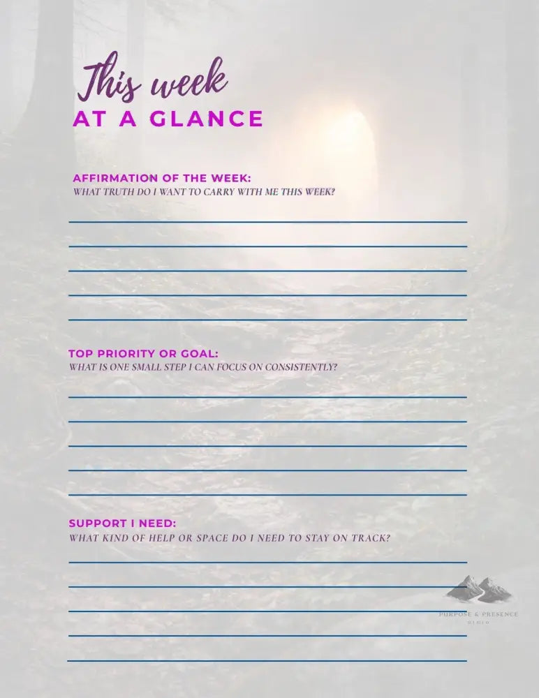 The Path to Clarity Journal - Purpose And Presence Digio
