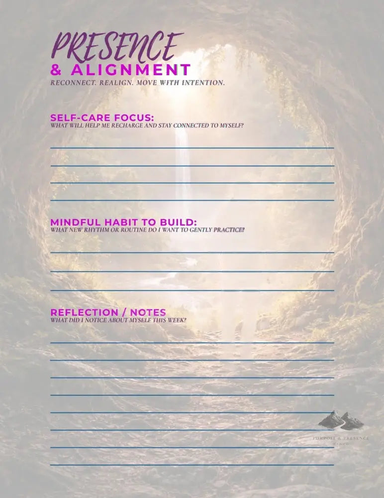 The Path to Clarity Journal - Purpose And Presence Digio