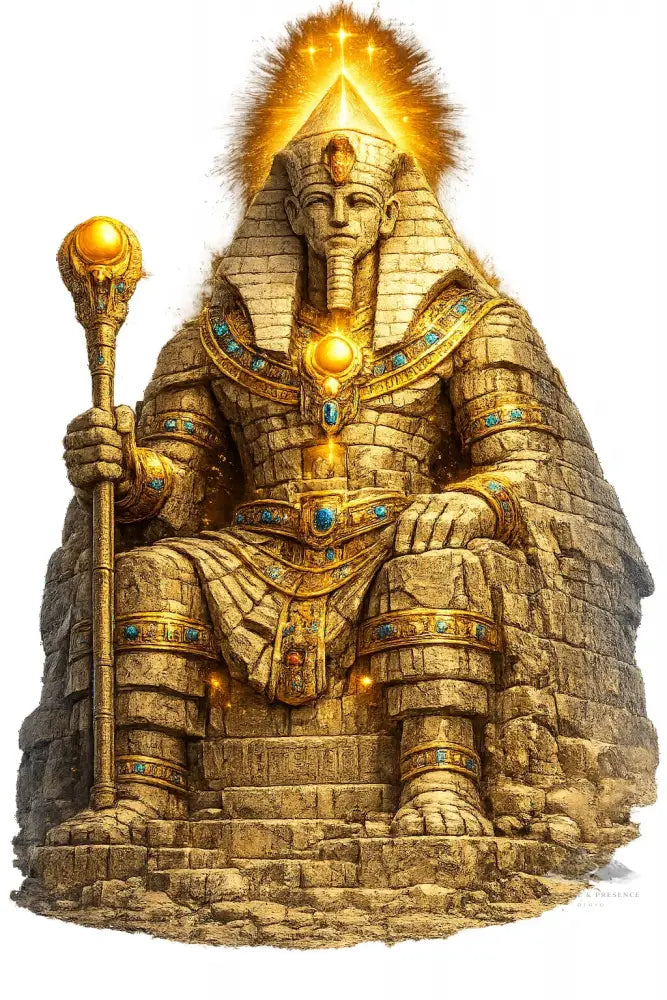 The Pyramid of Khafre World Monument Guardians Sticker Sticker