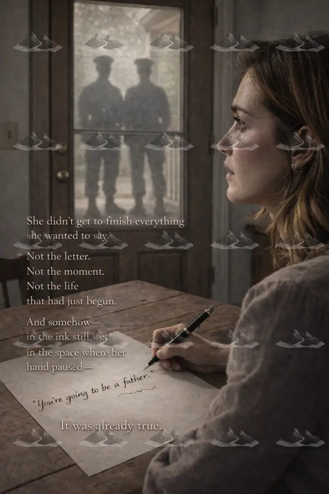 The Unfinished Letter - Digital Poster