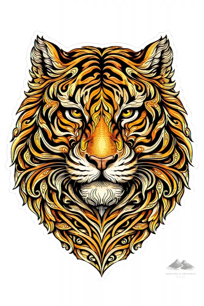 Tiger Mandimal, Digital Sticker Digital Sticker